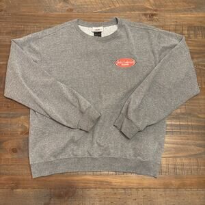 Jacks Surfboards Mens Sweatshirt Gray Size Large Crew Neck Pullover